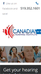 Mobile Screenshot of chatham-hearing-aid.ca